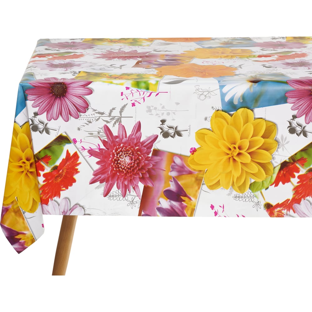 Изображение товара Клеенка ПВХ на нетканой основе Dekorelle Jakline 1,4х20 м разноцветная абстракция