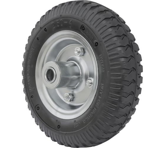 Изображение товара Колесо для тачки/тележки пневматическое 2.50-4 PR 1400-16n (210 мм; 100 кг) А5 1001048