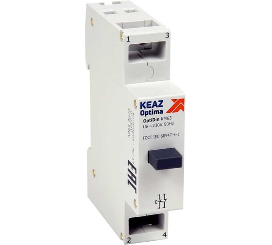 Изображение товара Кнопка управления модульная КЭАЗ OptiDin KM63-A-02-УХЛ3 138900