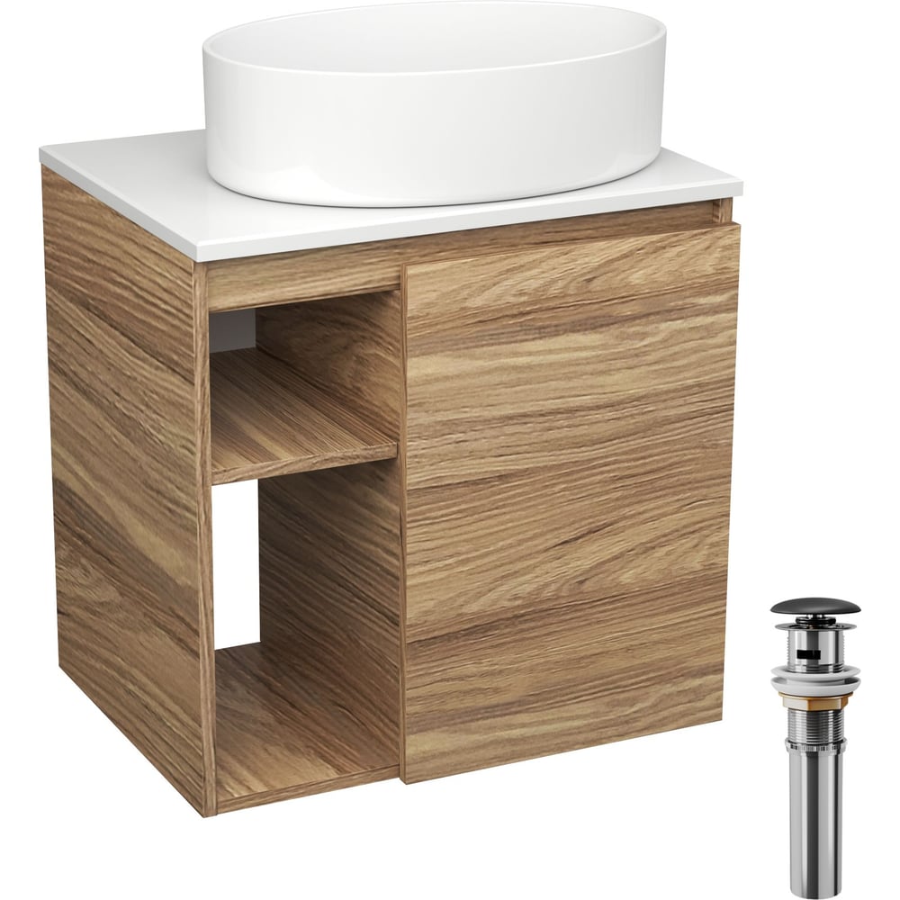 Изображение товара Тумба Bauedge Bau Dream Blackwood 60 с раковиной BAU Nimb