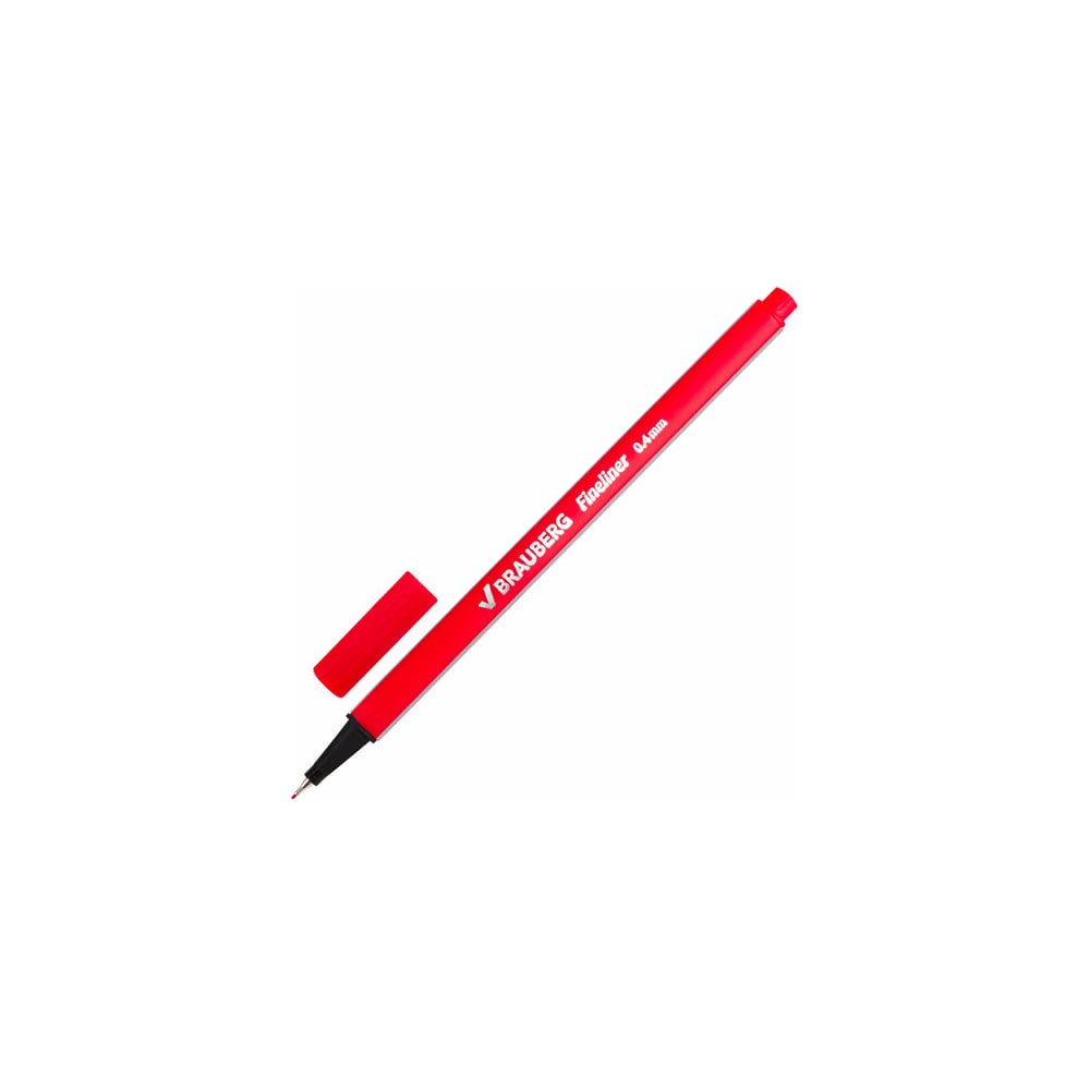 Капиллярная ручка-линер BRAUBERG 3d ручка funtastique one красный