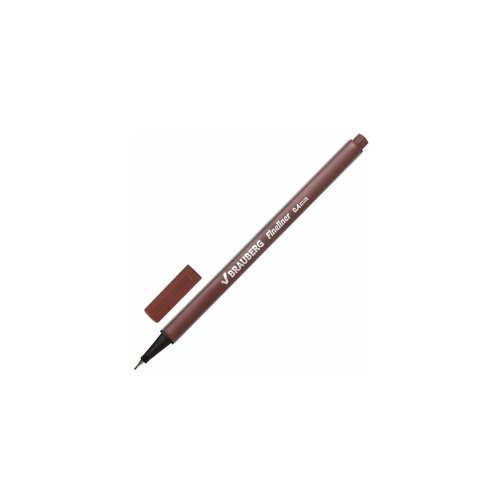 Капиллярная ручка-линер BRAUBERG ручка капиллярная набор sakura pigma micron manga разные типы 8 штук чёрный