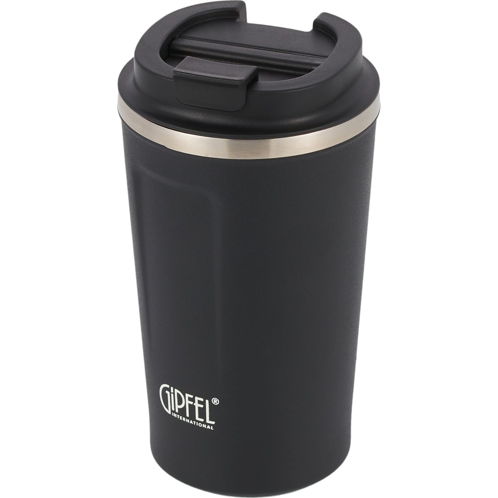 Изображение товара Термокружка вакуумная Gipfel Milano 430 мл черная