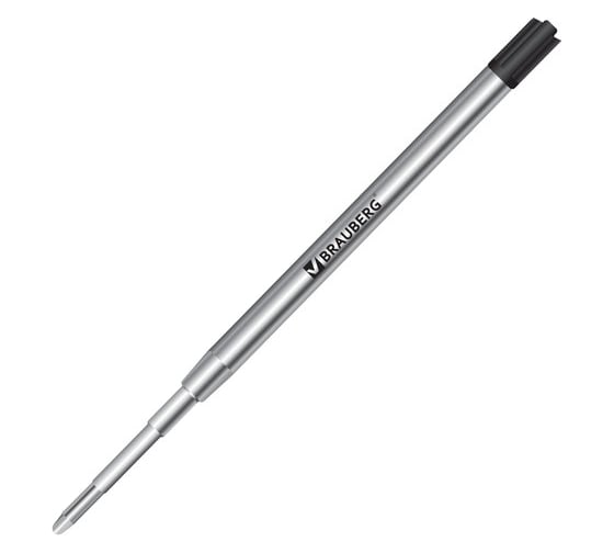 Изображение товара Стержень 20 шт в упаковке BRAUBERG шариковый масляный  ЧЕРНЫЙ тип PARKER 98мм металл. корпус линия 05мм  170347