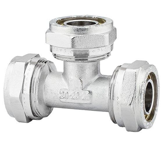 Изображение товара Тройник обжимной PROFACTOR ц/ц/ц 20 х 20 х 20 PF PF 471