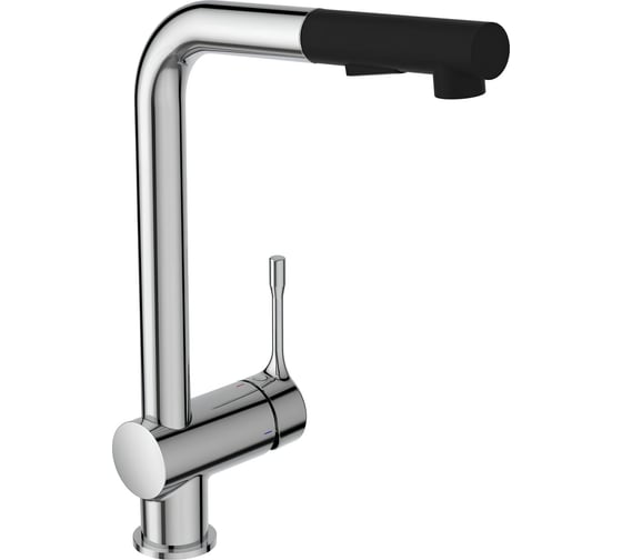 Изображение товара Смеситель для мойки Ideal Standard CERALOOK однорычажный, выдвижной излив, бок/р гайка BC178AA 026-4090