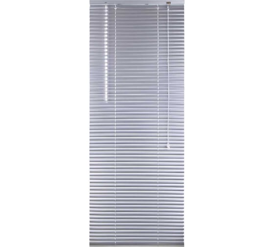 Изображение товара Горизонтальные жалюзи BRABIX 50x160 см алюминий цвет серебристый 606033