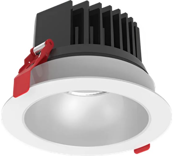 Изображение товара Светодиодный светильник VARTON DL-Spark встраиваемый 25 Вт 4000 K 60 150x105 мм белый IP44 с матовым серебристым рефлектором монтажный диаметр 130 мм V1-R0-00434-10L07-4402540
