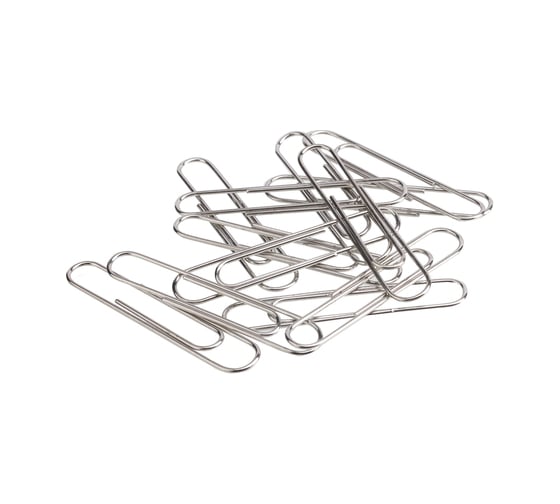 Изображение товара Скрепки 10 шт в упаковке Staff большие 50 мм EVERYDAY никелированные 50 шт. в картонной коробке  226759