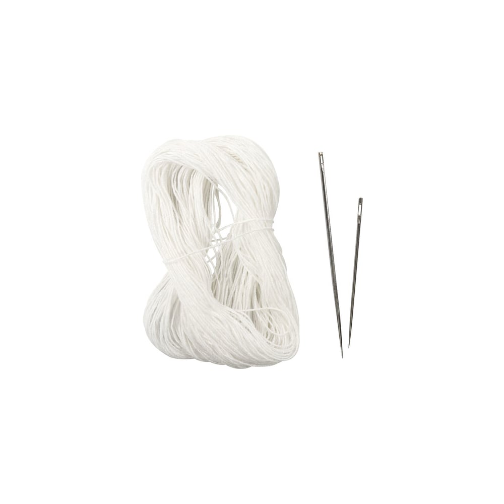 Набор для прошивки документов 100 шт в упаковке Staff (игла 80мм игла 58мм нить 30м) в блистере  602465