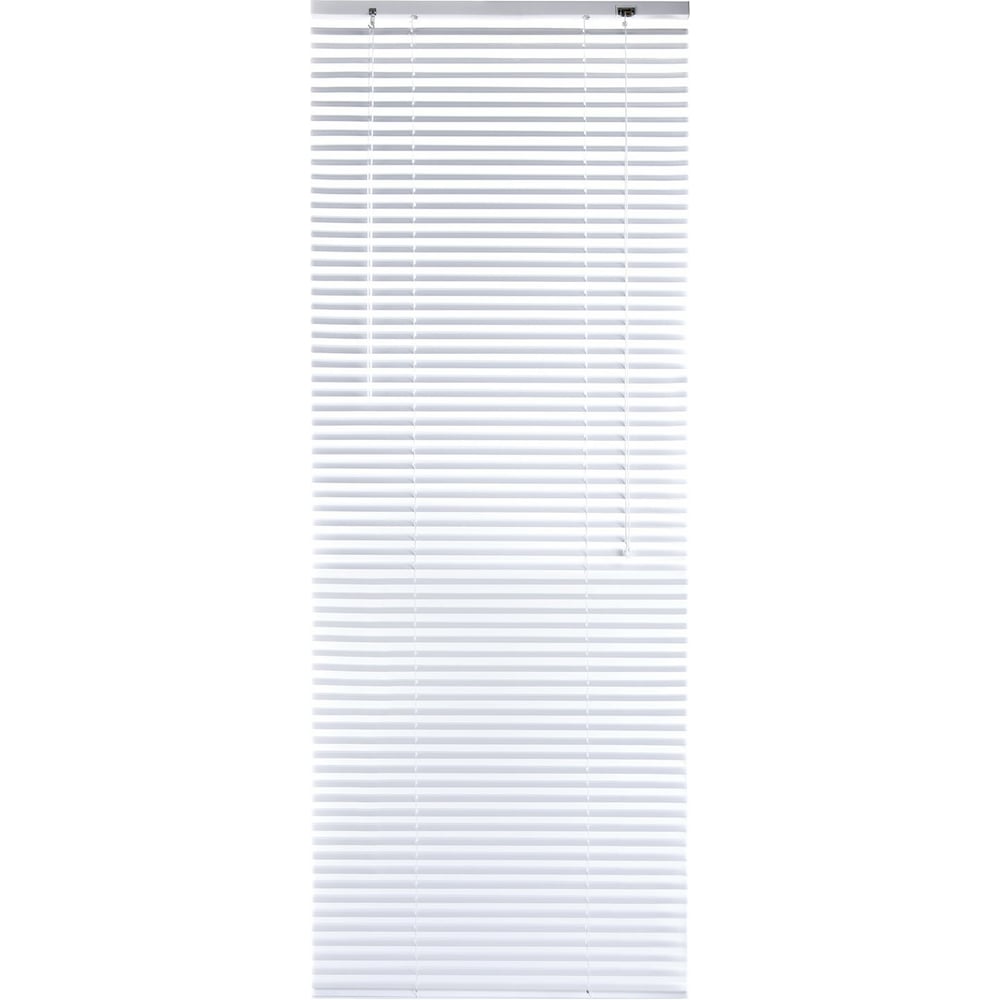 Изображение товара Горизонтальные алюминиевые жалюзи BRABIX 140x160 см белый офисный стиль