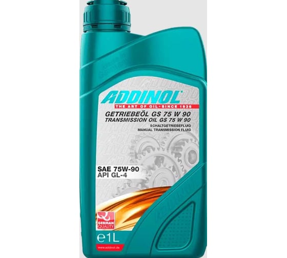 Изображение товара Трансмиссионное масло ADDINOL GETRIEBEÖL GS 75W 90, 75W-90, 1 л 74200707