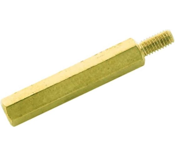 Изображение товара Стойка для печатных плат ЦКИ шестигранная внутренняя/наружная М3x12 латунь SW5.0 5 шт 5318419