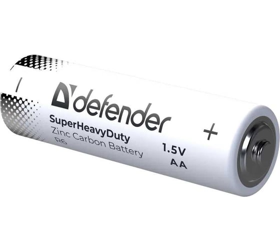 Изображение товара Батарейка солевая DEFENDER R6-4S АА, шринк, 4 шт., Zinc 56036