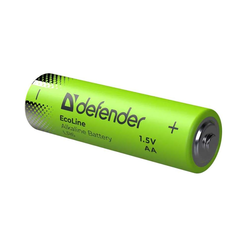 Изображение товара Батарейки алкалиновые DEFENDER LR6-24box АА 24 шт Алюминиевые щелочные батарейки
