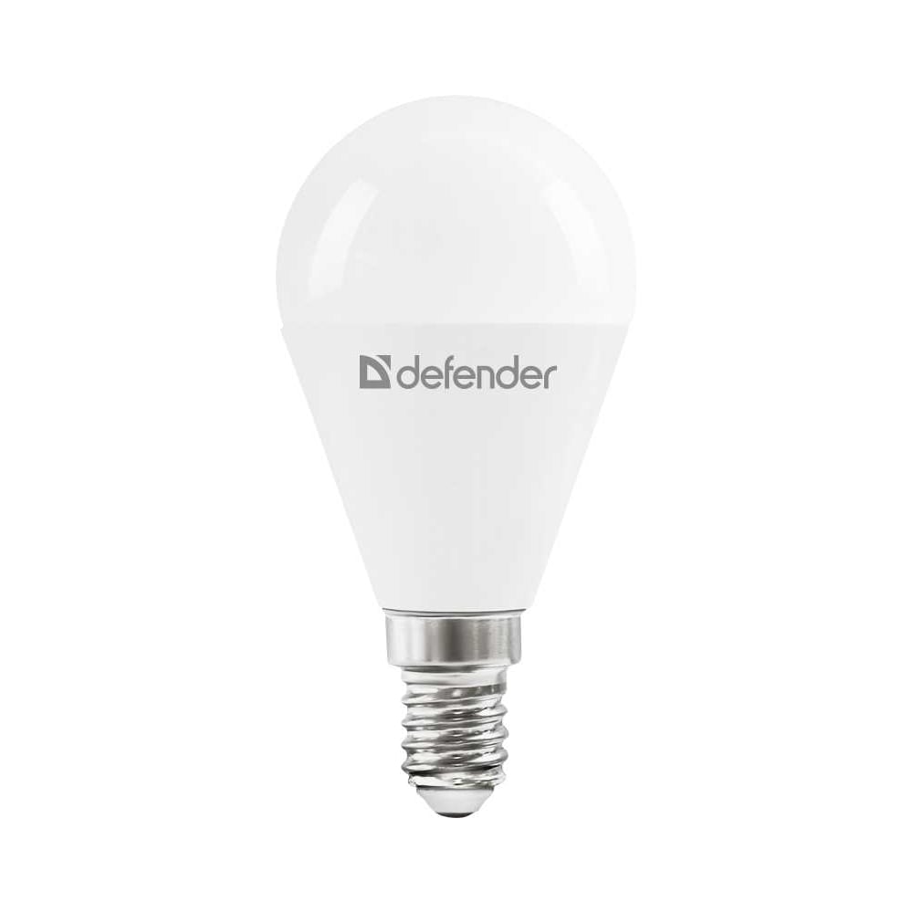 Изображение товара Светодиодная лампочка DEFENDER P45-12W-830-E14 шар, теплый белый, 1 шт. 95225