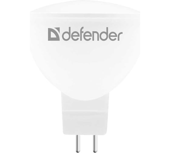 Изображение товара Светодиодная лампочка DEFENDER MR16-8W-830-GU5.3 софит, теплый белый, 1 шт. 95301