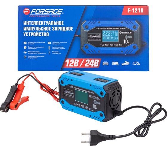 Изображение товара Устройство зарядное импульсное для АКБ Forsage F-1210(60931)