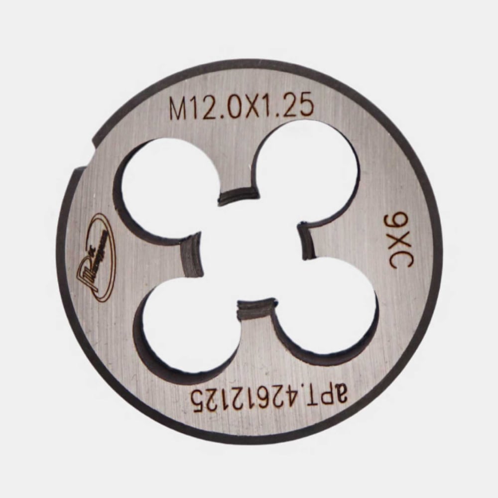 Изображение товара Плашка РОСИНСТРУМЕНТ М 12х1,25 ГОСТ 9740-71 9ХС 42612125