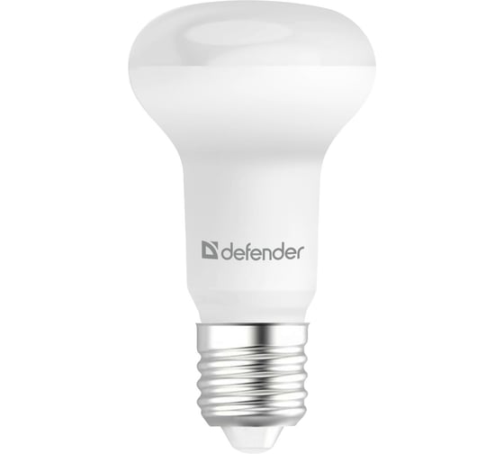 Изображение товара Лампочка светодиодная Defender R63-8W-830-E27 рефлектор, теплый белый, 1 шт. 95513