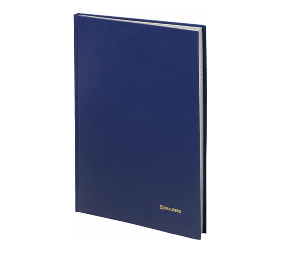 Изображение товара Книга учета BRAUBERG 144 л, клетка, твердая бумвинил блок офсет А4 200х290 мм 130226