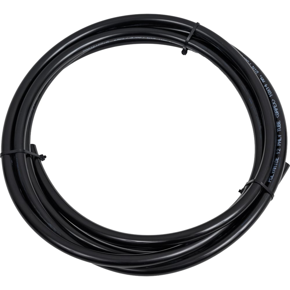 Изображение товара Трубка-шланг полиамидная Gapex PA12 14x10 мм 5 м черная