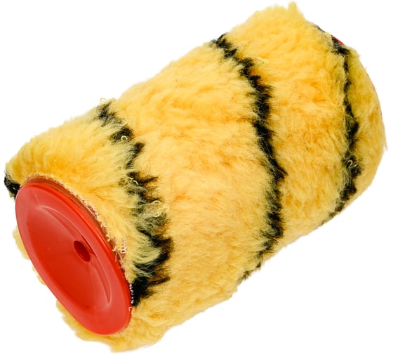 Изображение товара Ролик Малярок "ТЕРМОФЬЮЖН" "Тигр" 100 мм D 48 мм ворс 10 мм плот. 500 гр/м2. под ручку 6 мм 991-1100