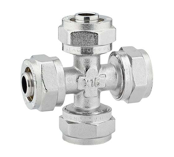 Изображение товара Крестовина обжимная PROFACTOR ц/ц/ц/ц 16х16х16х16 PF PF 487