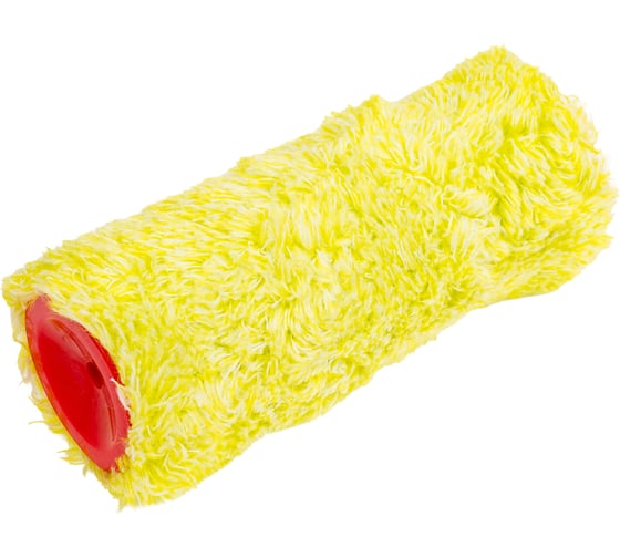 Изображение товара Ролик Малярок полиакрил "Пушистый" 150 мм D 50 мм, ворс 12 мм, плот.430 гр/м2, б/с ручка 6 мм 755-1150