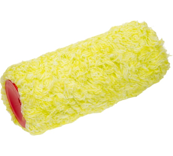 Изображение товара Ролик Малярок полиакрил "Пушистый" 150 мм D 50 мм, ворс 12 мм, плот.430 гр/м2, б/с ручка 8 мм 755-1158