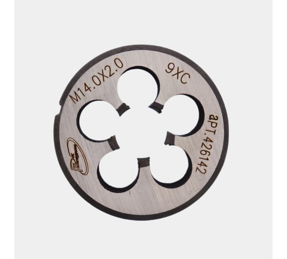 Изображение товара Плашка РОСИНСТРУМЕНТ М 14х2,0 ГОСТ 9740-71 9ХС 426142