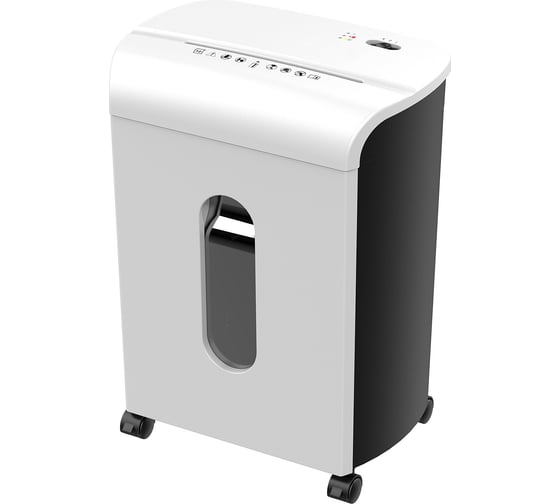 Изображение товара Шредер CACTUS CS-SH-K4 белый секретность P-4, фрагменты, 12 листов, 17 л, скрепки, скобы, пластиковые карты 2030100