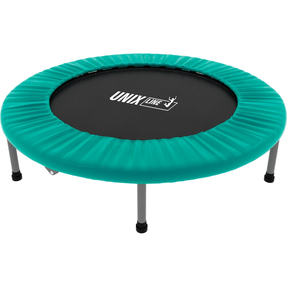 Изображение товара Спортивный круглый батут UNIXline FITNESS Compact 103 см прочный и безопасный