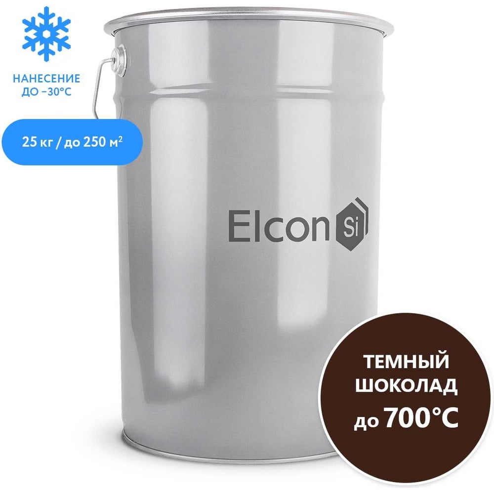 Термостойкая эмаль Elcon сковорода алюминий 20 см антипригарное покрытие горница шоколад с2051аш