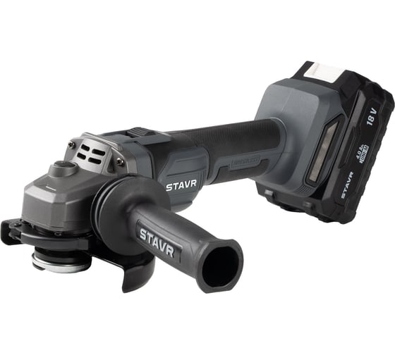 Изображение товара Машина углошлифовальная аккумуляторная (УШМ) Ставр 18V UNI-M, BL, 125 мм, Stavr SAG 18-125BL-1K, 8500об/мин 9020700064
