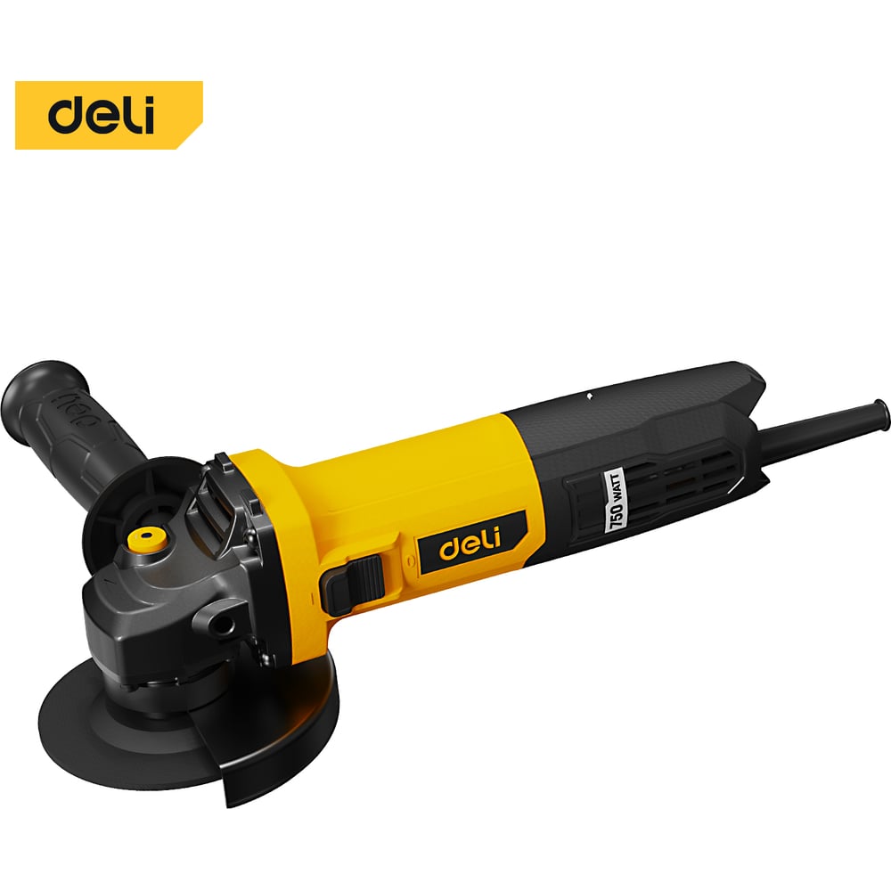 Изображение товара Угловая шлифмашина DELI DL-JM125-E2 750Вт 125мм для бетона и камня