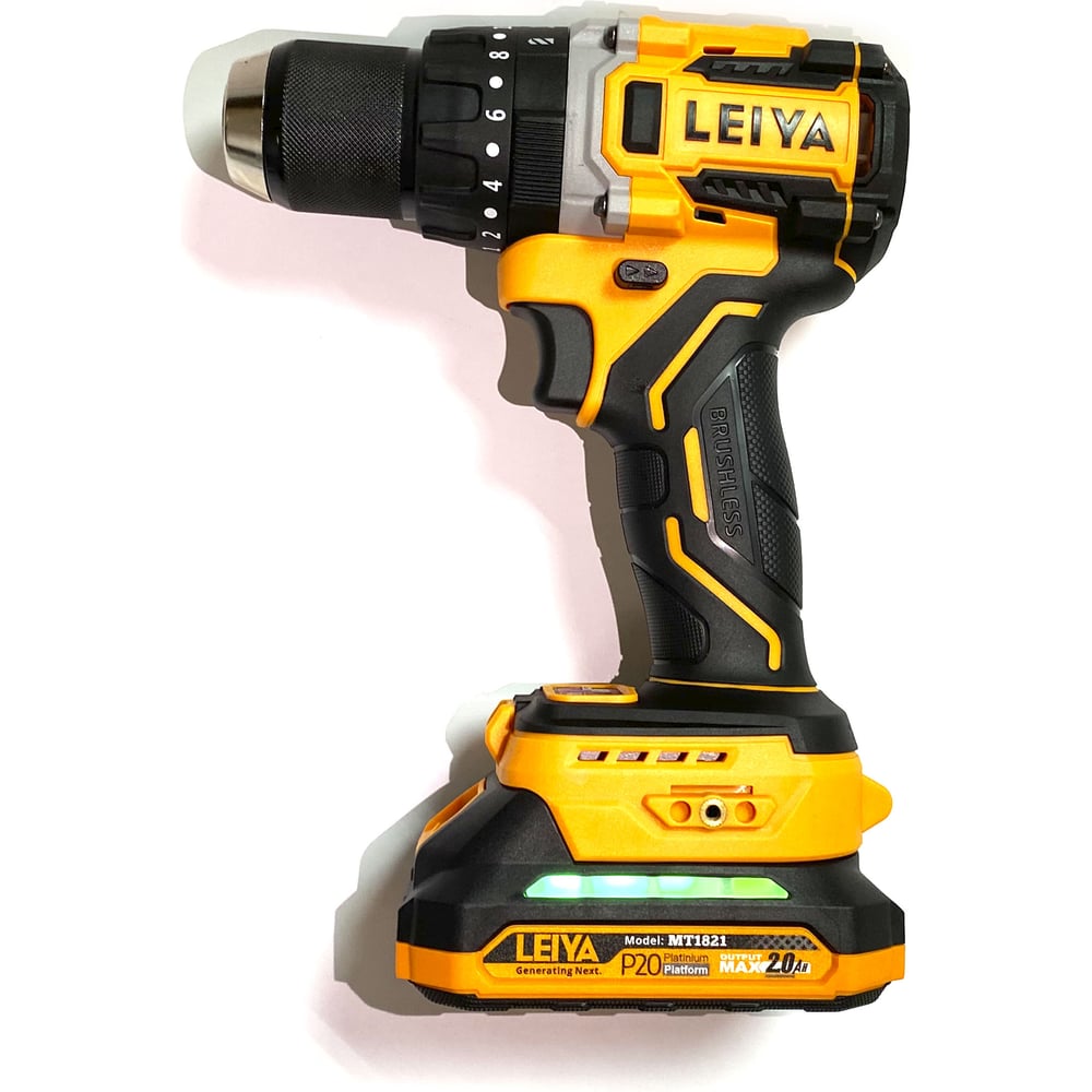 Изображение товара Ударная бесщеточная дрель-шуруповерт LEIYA LY-C3221 1020 профессиональный