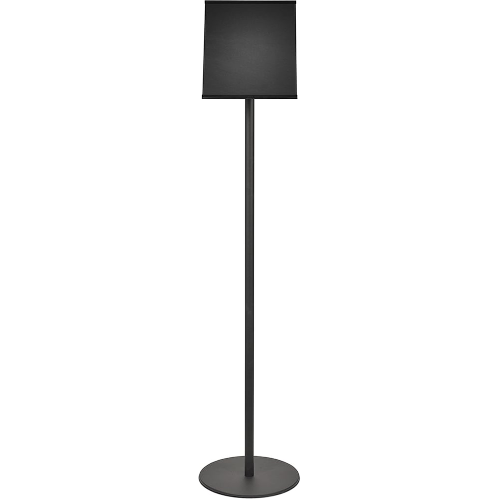 Изображение товара Информационная стойка Rusbarrier SIV-A4 BLACK из углеродистой стали напольная