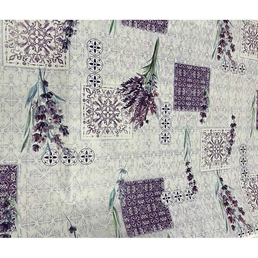 Изображение товара Клеенка ПВХ на нетканой основе Dekorelle Jakline 1,4x20 м разноцветная