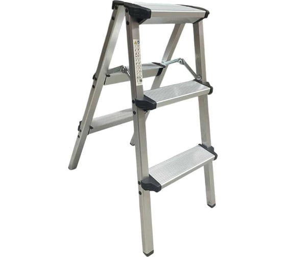 Изображение товара Стремянка двухсторонняя АЛЮБЭСТ модель (73см) DLH503