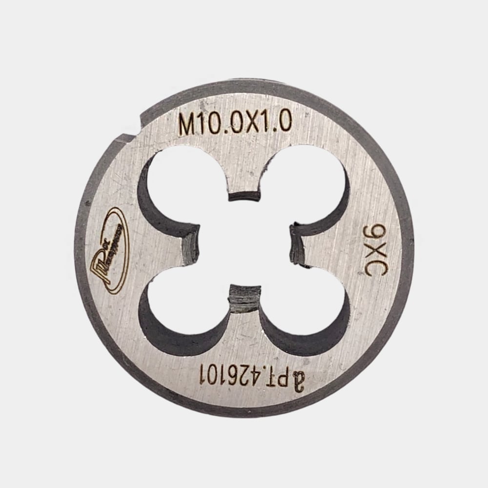 Изображение товара Плашка РОСИНСТРУМЕНТ М 10х1,0 ГОСТ 9740-71 9ХС 426101