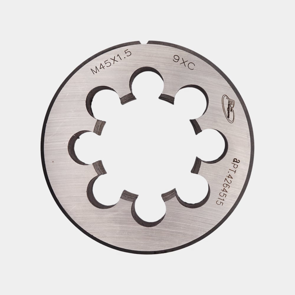 Изображение товара Плашка РОСИНСТРУМЕНТ М 45х1,5 ГОСТ 9740-71 9ХС для внутренней резьбы