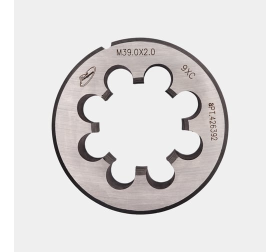 Изображение товара Плашка РОСИНСТРУМЕНТ М 39х2,0 ГОСТ 9740-71 9ХС 426392