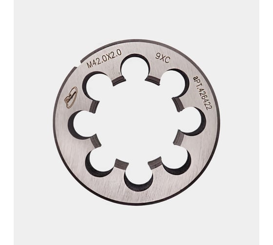 Изображение товара Плашка РОСИНСТРУМЕНТ М 42x2,0 ГОСТ 9740-71 9ХС 426422