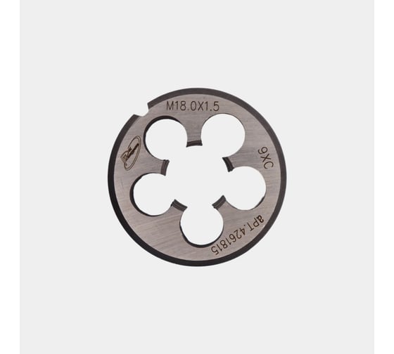 Изображение товара Плашка РОСИНСТРУМЕНТ М 18х1,5 ГОСТ 9740-71 9ХС 4261815