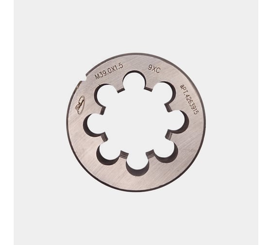 Изображение товара Плашка РОСИНСТРУМЕНТ М 39х1,5 ГОСТ 9740-71 9ХС 4263915