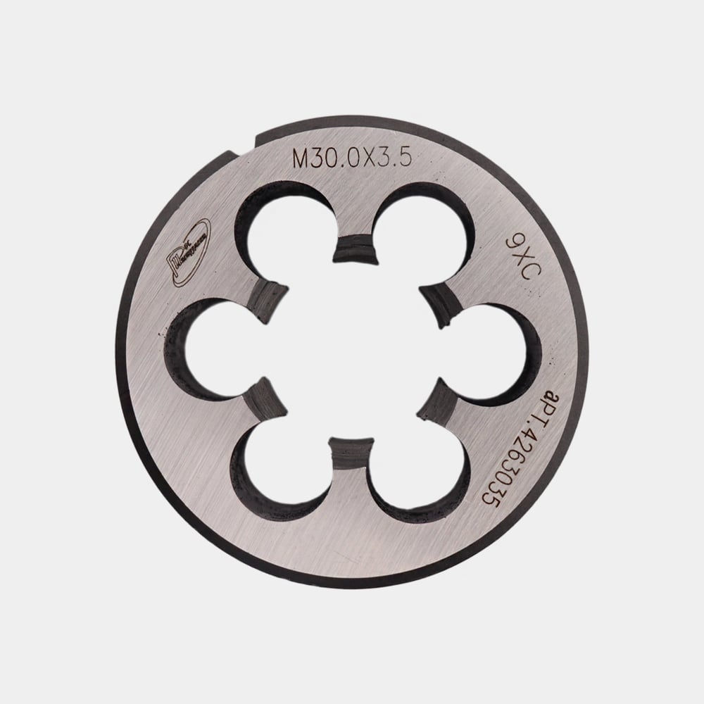 Изображение товара Плашка РОСИНСТРУМЕНТ М 30х3,5 ГОСТ 9740-71 для нарезания внутренней резьбы в металлах