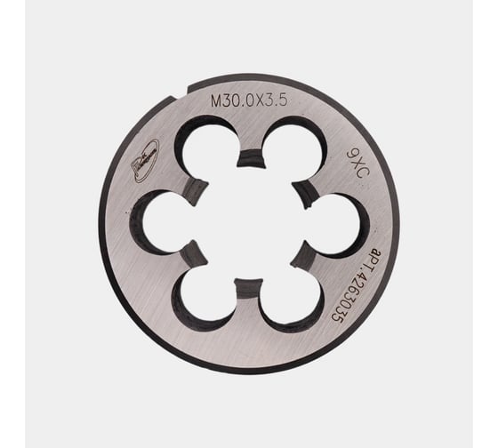 Изображение товара Плашка РОСИНСТРУМЕНТ М 30х3,5 ГОСТ 9740-71 9ХС 4263035