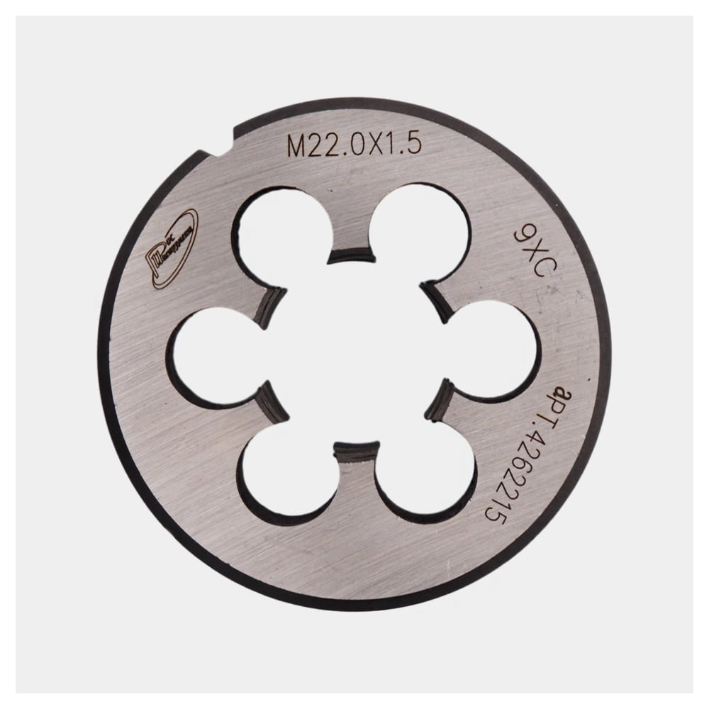 Изображение товара Плашка РОСИНСТРУМЕНТ М 22х1,5 ГОСТ 9740-71 9ХС 4262215