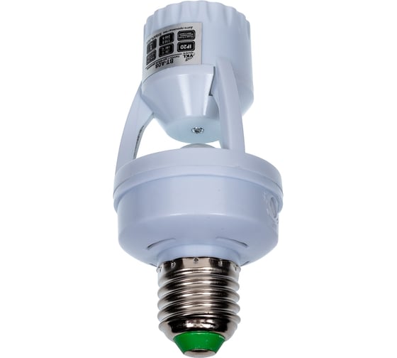 Изображение товара Патрон с датчиком движения VKL electric Е27; 360гр 60Вт, 10-420с BT-A08 IP20 1016017
